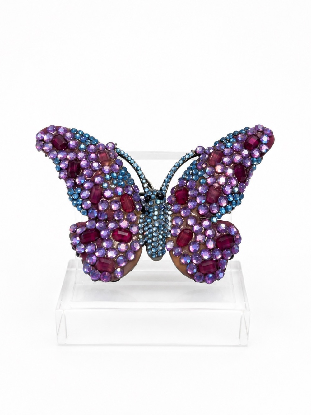 Rhinestone Butterfly Brooch